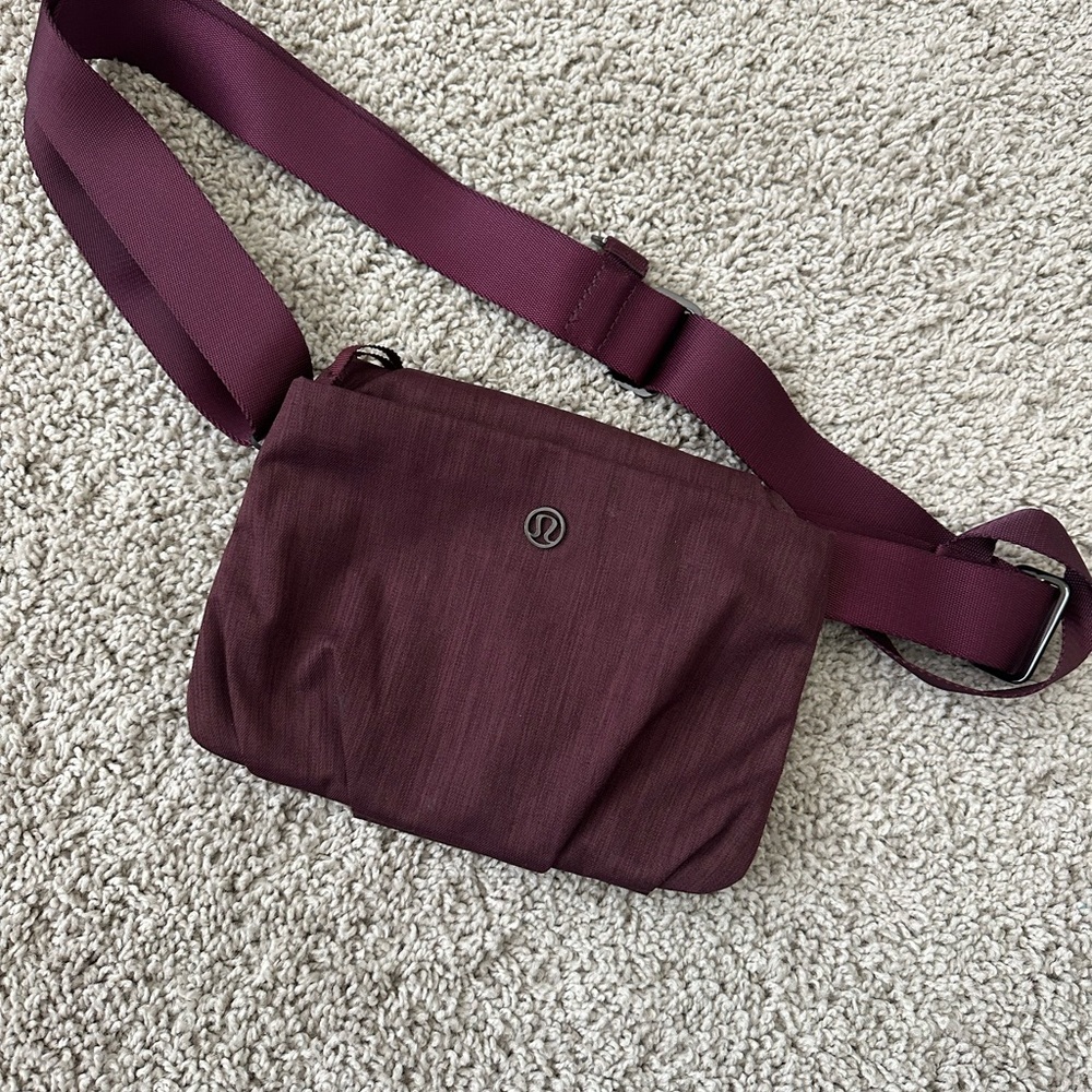 Lululemon Burgundy Crossbody Bag